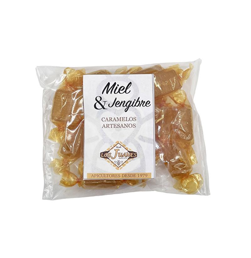 CARAMELOS ARTESANOS MIEL-JENGIBRE 100g